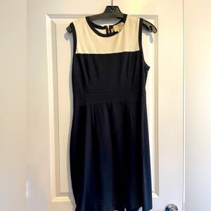 Kate Spade jersey stretch black and white dress size 10